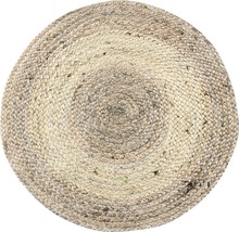 Rond vloerkleed van jute
