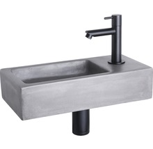 DIFFERNZ Fonteinset Hura beton mat zwart 37,5x18,5x9 cm