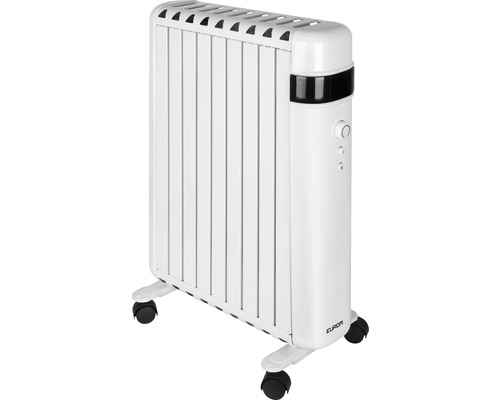 Verplaatsbare radiator met wielen voor gebruik binnenshuis