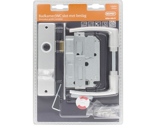 Badkamer WC slot met beslag voor binnendeuren