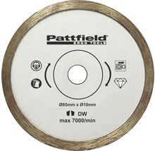 Pattfield doorslijpschijf, diameter 85 mm, geschikt voor tegels