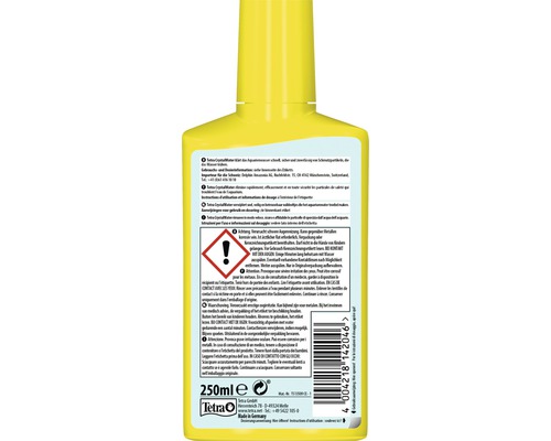 Fles Tetra CrystalWater met 250 ml inhoud