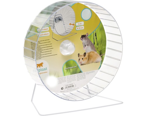 Hamsterwiel met metalen standaard