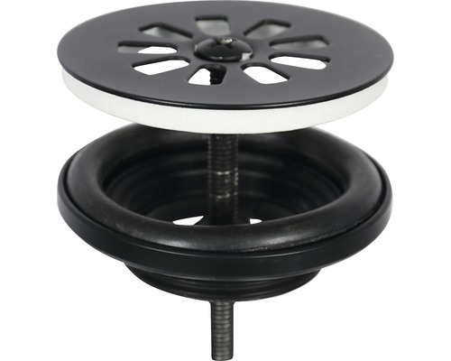 Wastafelstop met zeef voor de badkamer