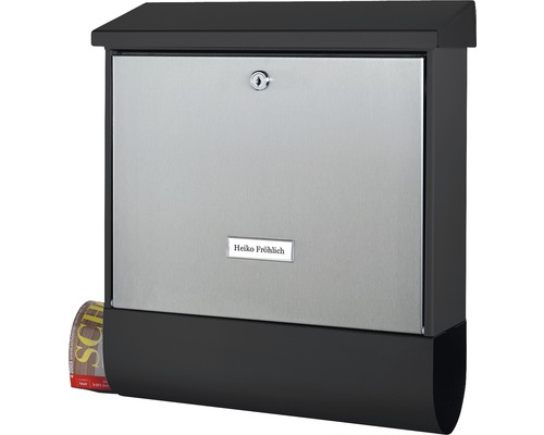 Brievenbus met krantenhouder