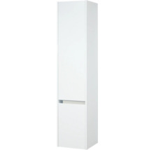 Witte badkamer hoge kast met twee deuren