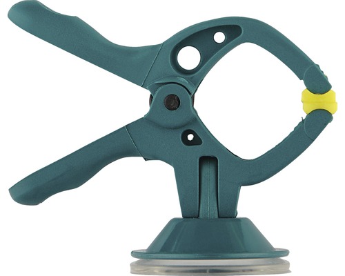 Veerklem met zuignap voor werkstukken