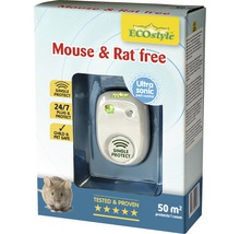 ECOSTYLE Muizen en ratten verjager ultrasoon 50 m²-thumb-0