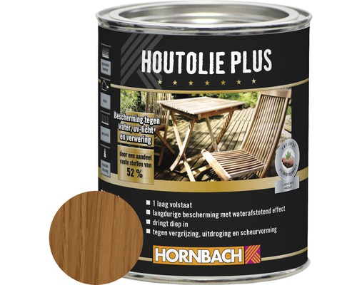 HORNBACH Houtolie plus teak 750 ml