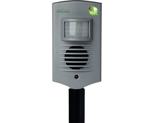 Dierverjager met bewegingsmelder en luidspreker