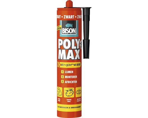 BISON Poly max® express zwart 425 gr