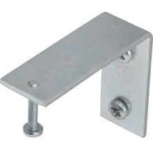 Metalen hoek met schroef