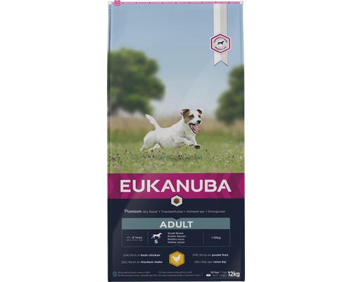 EUKANUBA Hondenvoer Dog Adult S kip 12 kg