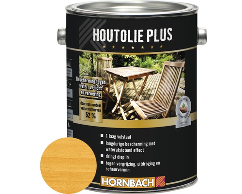 HORNBACH Houtolie Plus lariks 2,5 l