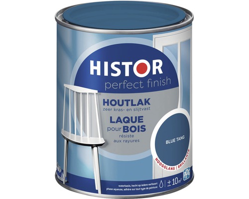 HISTOR Perfect Finish Houtlak hoogglans blue tang 750 ml Histor Perfect Finish Houtlak blik
