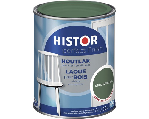 HISTOR Perfect Finish Houtlak hoogglans still searching 750 ml Histor houtlak blik