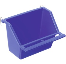 Blauw kunststof vogelbad om op te hangen