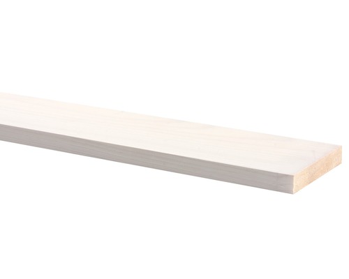 Schaaflat grenen gegrond wit (b x d x l) 71 x 15 x 2700 mm Houten plank, constructiehout