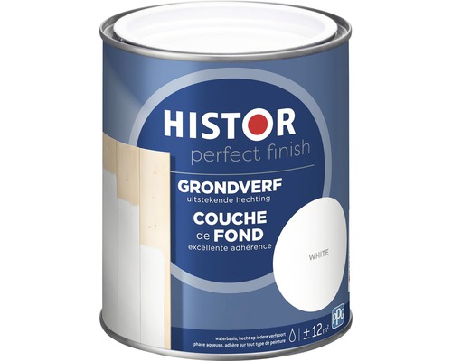 HISTOR Perfect Finish Grondverf wit 750 ml Histor Perfect Finish primer blik