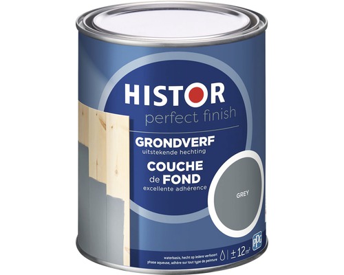 HISTOR Perfect Finish Grondverf grijs 750 ml Histor Perfect Finish grondverf blik