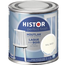 Histor verfblik houtlak met de aanduiding RAL 9003, zeer kras- en slijtvast