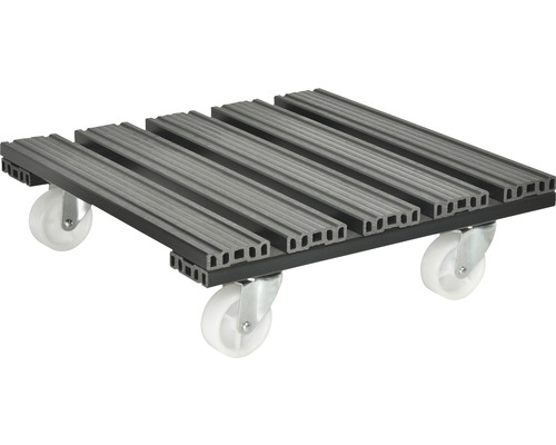 WAGNER Plantentrolley wpc 38,5x38,5 cm 150kg antraciet