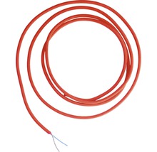 Textielsnoer 2x0,75 mm² rood (per meter)-thumb-0