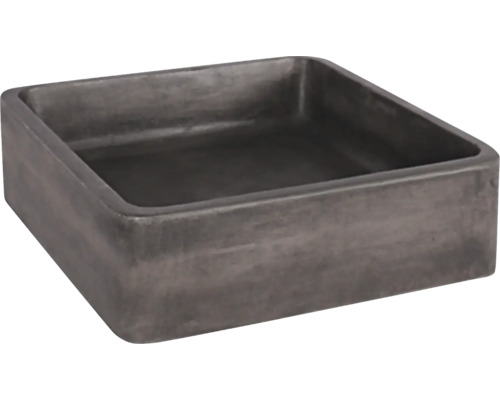 Opzet waskom Marba vierkant beton 40x40x12 cm Opzet waskom Marba vierkant beton 40x40x12 cm