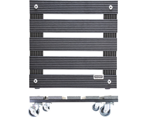 Plantenroller van WPC met wielen