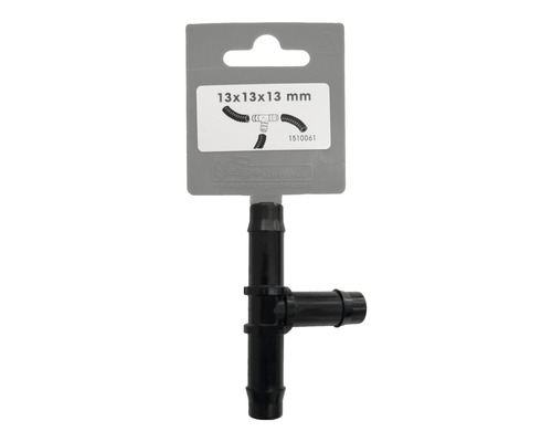 T-stuk verbindingsstuk 13x13x13 millimeter voor irrigatiesysteem