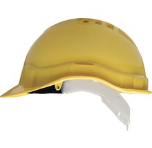 Gele bouwhelm voor hoofdbescherming