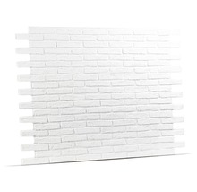 Decoratieve plaat met baksteenmotief