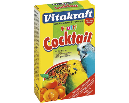 VITAKRAFT Vogelsnack vruchtencocktail voor parkieten, 200 gr VITAKRAFT Vogelsnack vruchtencocktail voor parkieten, 200 gr