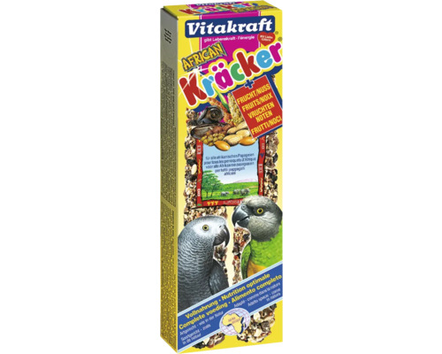 VITAKRAFT Vogelsnack noot kracker voor papegaaien, 2 st 180 gr VITAKRAFT Vogelsnack noot kracker voor papegaaien, 2 st 180 gr