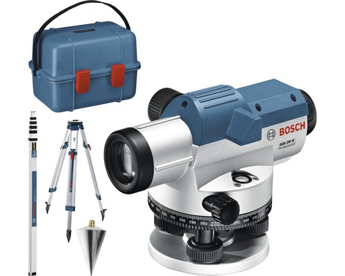 BOSCH Professional Optisch nivelleertoestel GOL 20 G Set (incl. statief + meetlat)