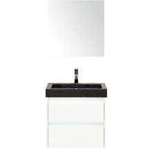 Wastafelcombinatie met spiegel, wastafel en onderkast voor de badkamer
