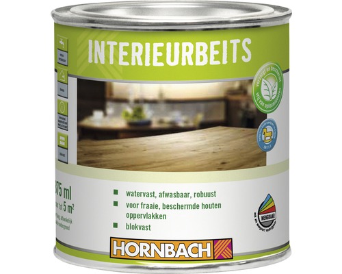 HORNBACH Interieurbeits zijdemat kleurloos 375 ml Blik interieurbeits voor hout van Hornbach
