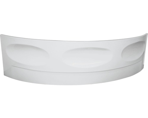 Witte badkuiprand van kunststof