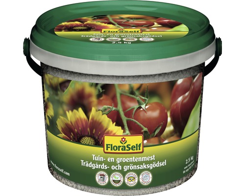 FLORASELF® Tuin & groenten meststof 2,5 kg