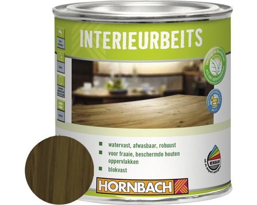 HORNBACH Interieurbeits zijdemat noten 375 ml Blik interieurbeits voor houten oppervlakken