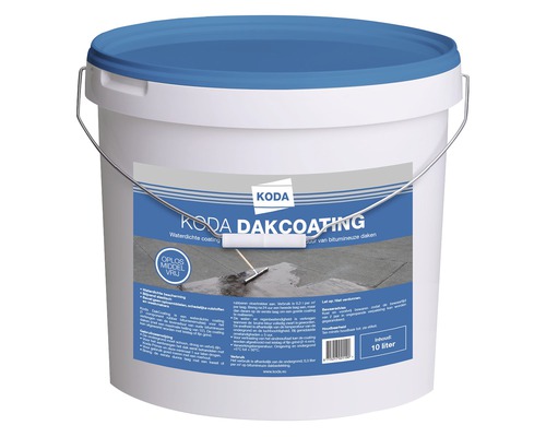 Koda Dakcoating emmer, waterdichte coating voor bitumineuze daken, inhoud 10 liter