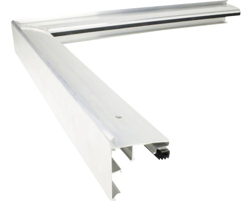 SOLOTRIM Daktrim buitenhoek aluminium voor EPDM 60 x 55 mm hoeklengte 500 mm Aluminium raamprofiel met afdichting