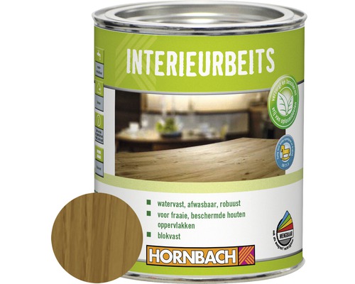 HORNBACH Interieurbeits zijdemat eiken 750 ml