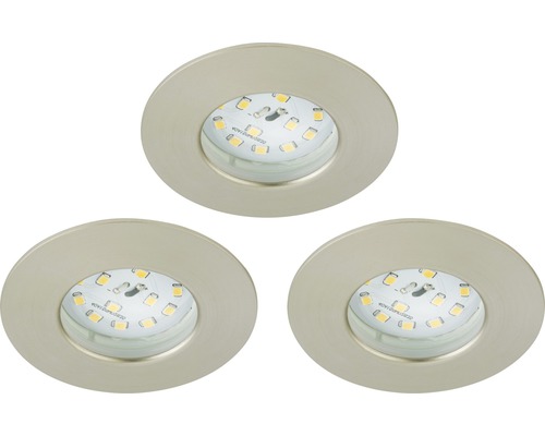 Drie LED inbouwspots
