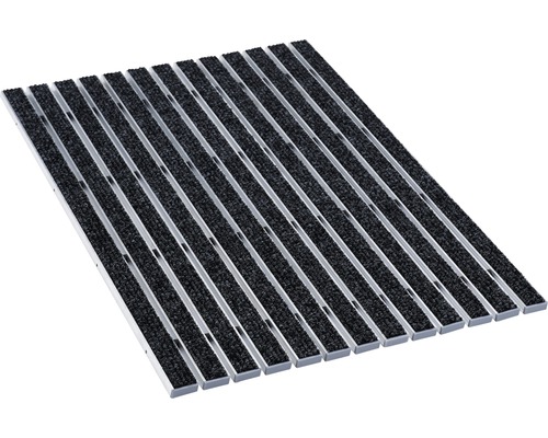 DURAL Deurmat Duraway aluminium zwart 40x60 cm