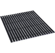 DURAL Deurmat Duraway aluminium zwart 40x80 cm