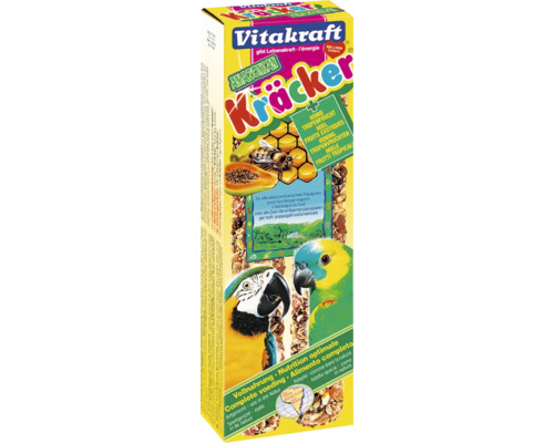 VITAKRAFT Vogelsnack papegaai Kräcker Amazonian, 2 st, 180 gr