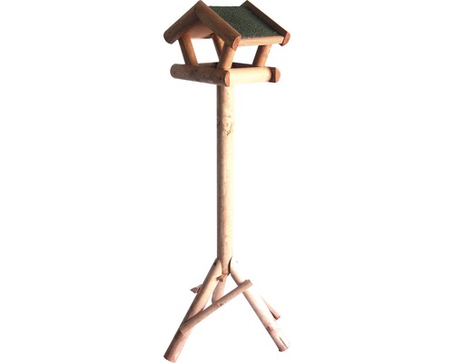Vogelvoederhuis op stam, larix, 120 cm Vogelvoederhuis op stam, larix, 120 cm