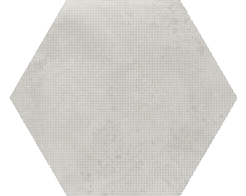Wand- en vloertegel Hexagon décor silver 29,2x25,4 cm