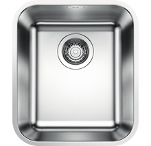 Spoelbak van roestvrij staal met afvoer